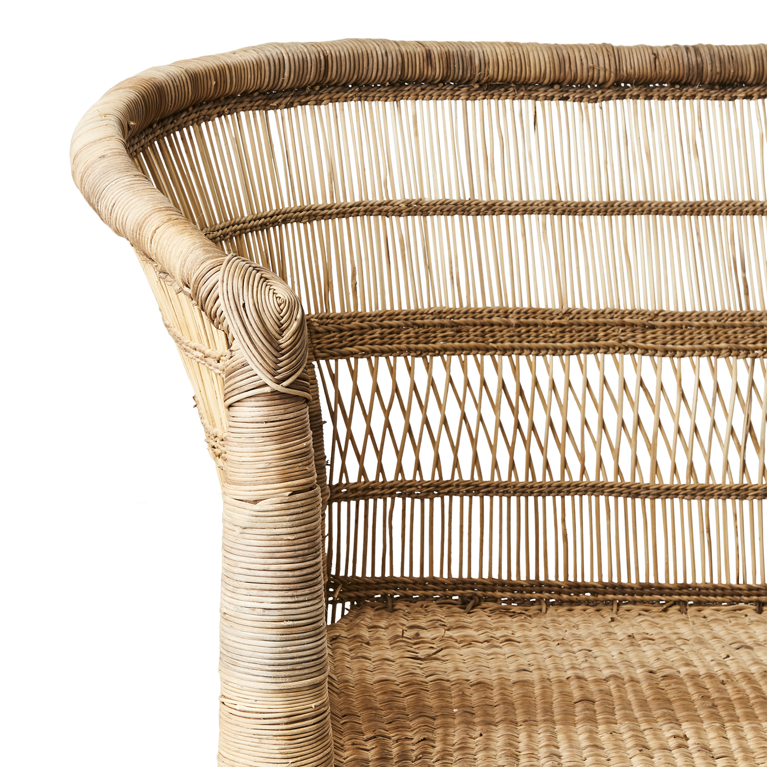 Diivan Gina,  rotang  180x45x40/80 cm