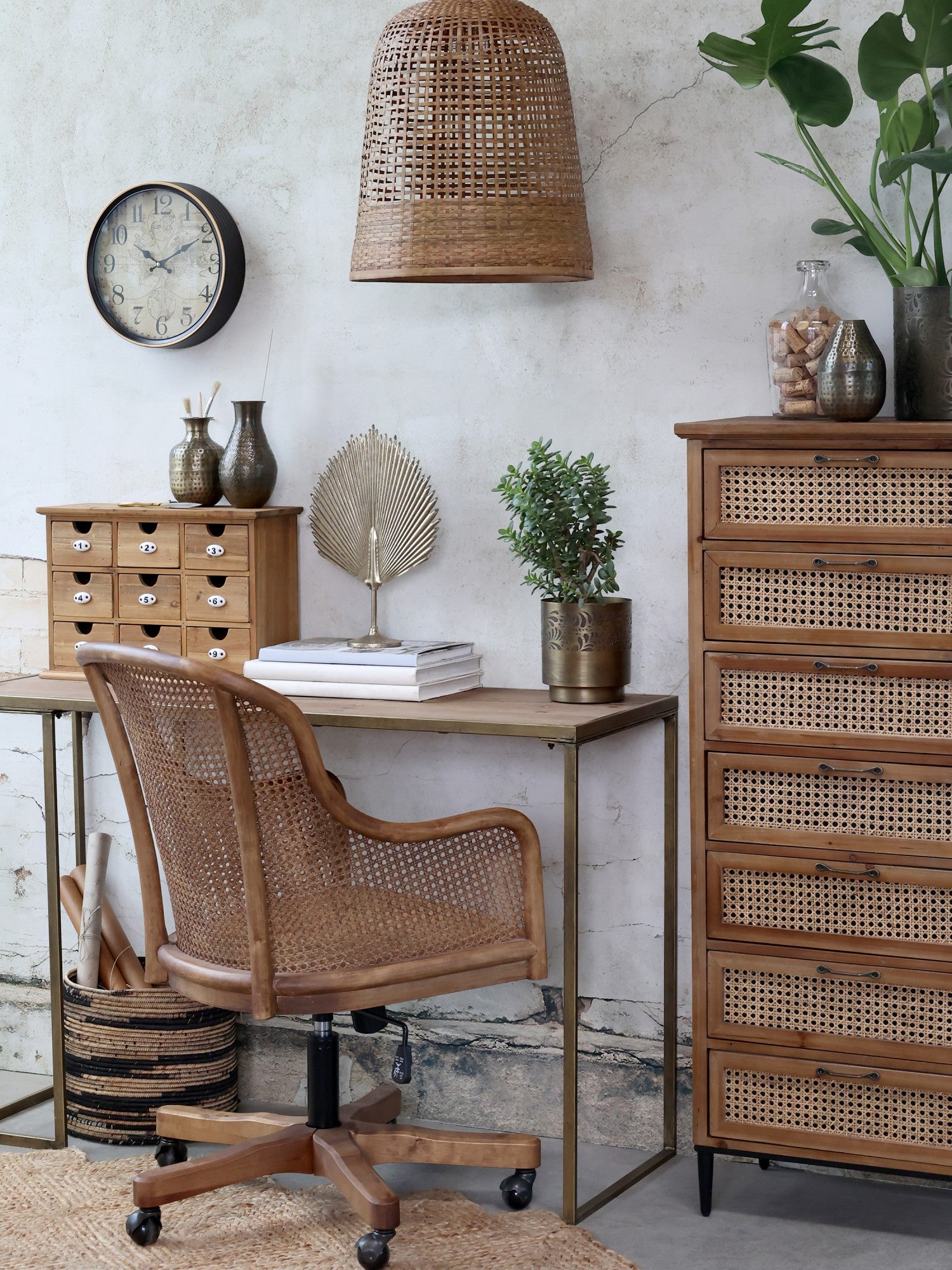 Prantsuse stiilis kontoritool, 92x62x62cm